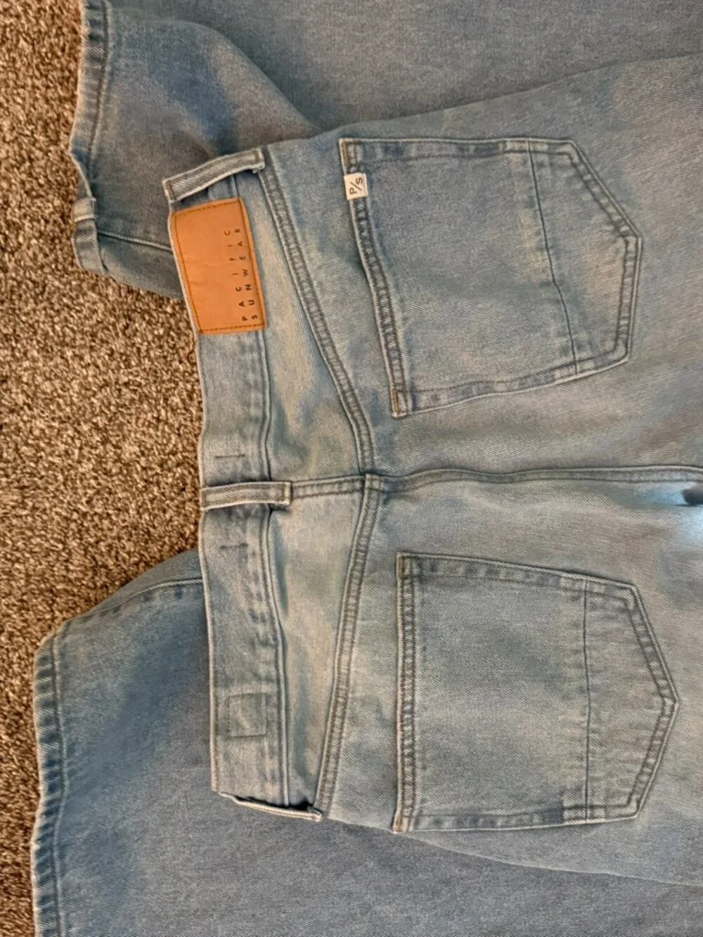 PacSun Jordan Baggy Boot Jeans Light Wash 32x32
